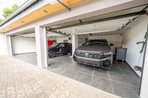 Garage gefliest 