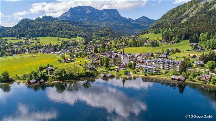 Ausseerland-Altaussee-Luftaufnahme-Ortschaft-Sandling-Foto-Drohnenfotos.at-Andreas-Tischler