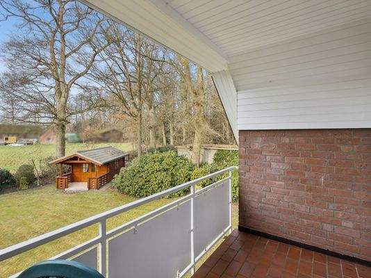 Loggia Zugang vom Schlafzimmer