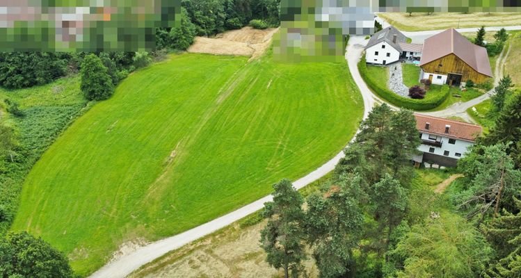 Luftbild Anwesen - inkl. Wiesenfläche