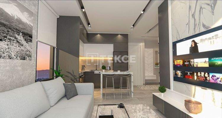 City-View Flats in a Two Block Complex in Alanya, Turkey