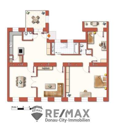 Plan Top 4 (Annahme möbliert)