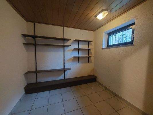 Kellerraum zu Lagerzwecken