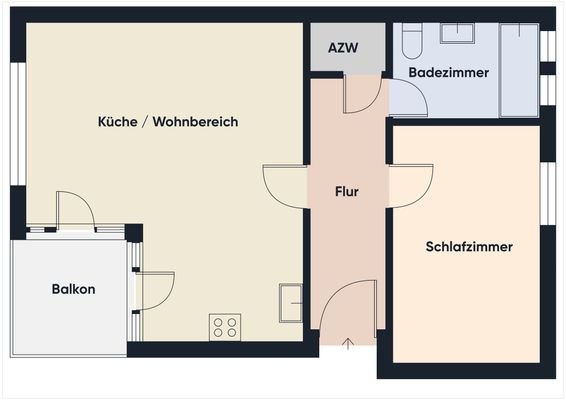 Grundriss ohne Maßstab 