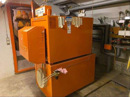 Heizungszentrale im Kellergeschoß