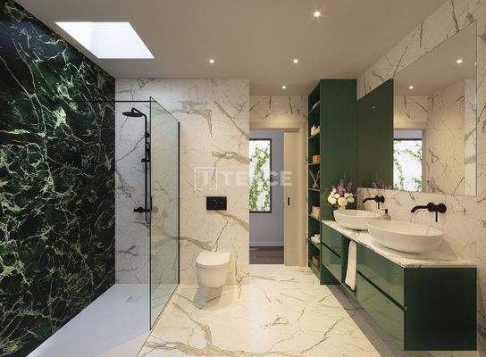 Elegant Villas in a Complex with Pool Near Amenities in Madrid