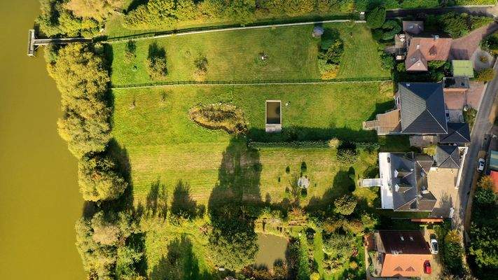 Luftbild von dem Seegrundstück