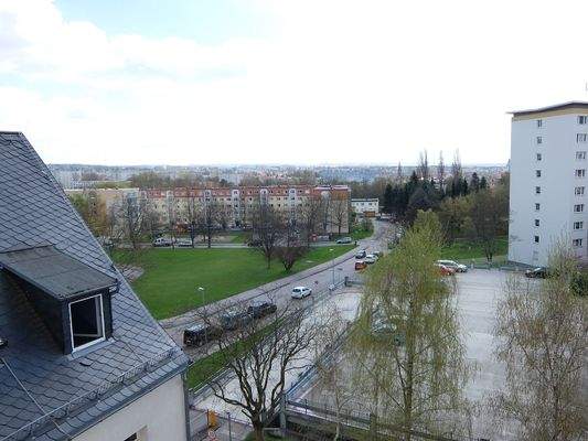 Ausblick über die Dächer von Chemnitz