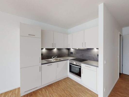 Moderne Einbauküche (Musterwohnung)