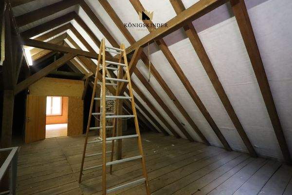 ...Spitzboden - alles schon vorbereitet