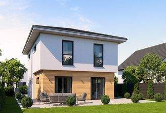 Ansicht Garten Walmdach