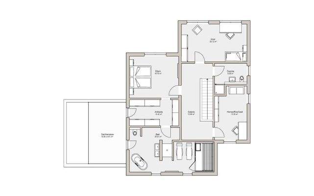 Grundriss Obergeschoss