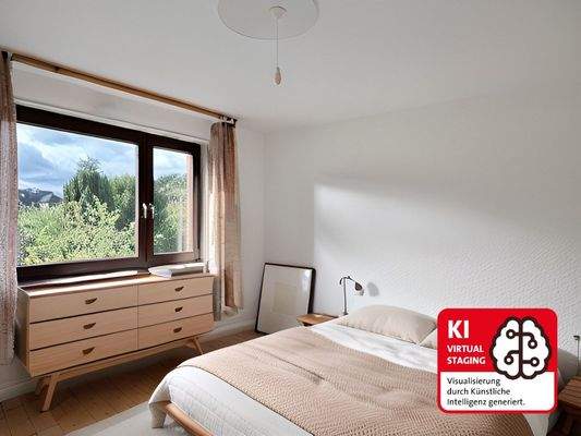 Schlafzimmer Erdgeschoss - Einrichtungsbeispiel