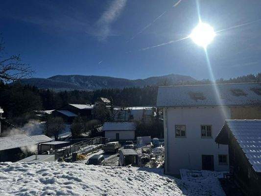 Bergblick vom Grundstück