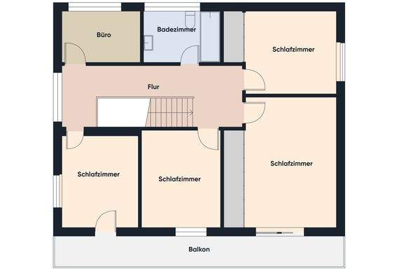 Grundriss ohne Maßstab / OG