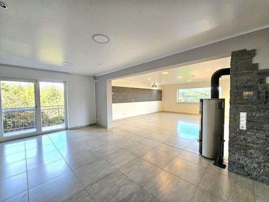 Wohnzimmer OG mit Kamin