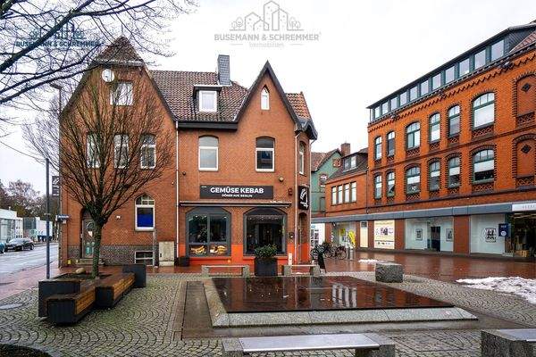 Ansicht von der Fußgängerzone aus