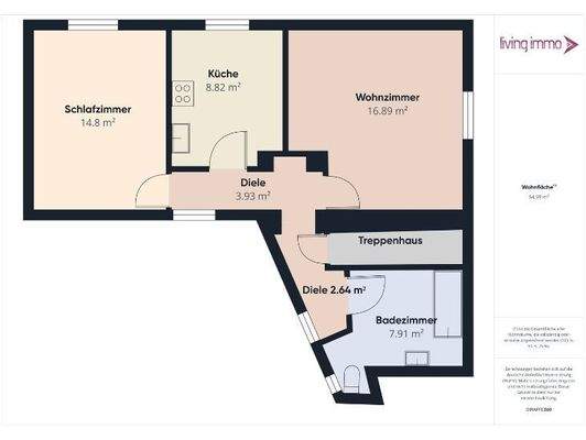 2-Zimmer- Wohnung Haus 2 - 1. OG