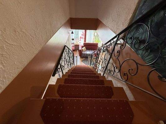 Blick vom 1.OG ins EG