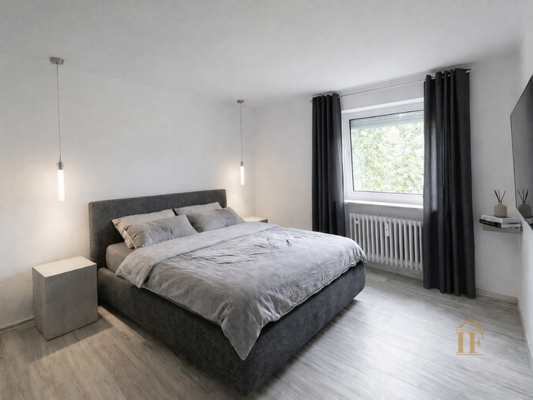 Schlafzimmer visualisiert