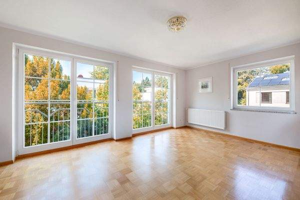 Helles Zimmer im Obergeschoss