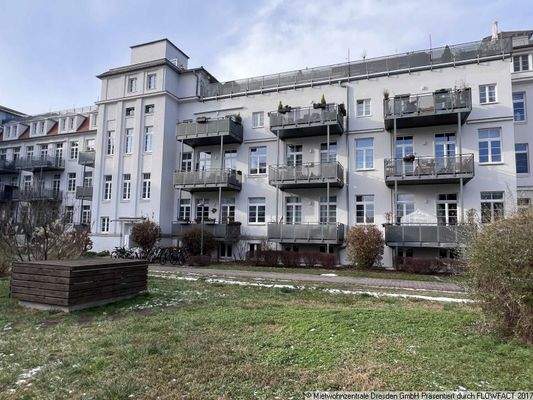 Hofblick - Tolle großzügige 2-Raumwohnung mit groß