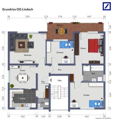 Grundriss ETW Lindach