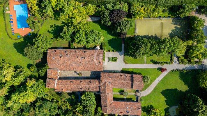Blick auf die Wohnanlage