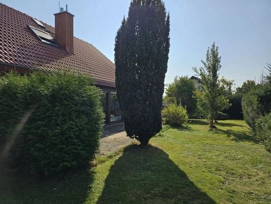 Der Garten auf der Hinterseite