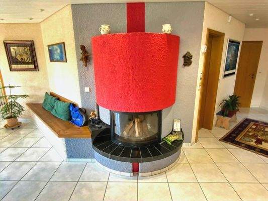 Kaminofen Wohnbereich