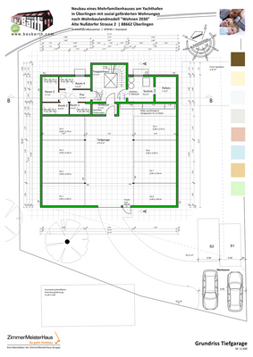 Grundriss Tiefgarage