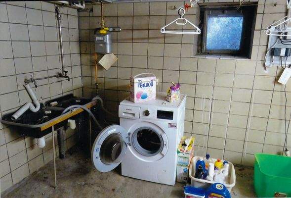 Waschraum im Keller