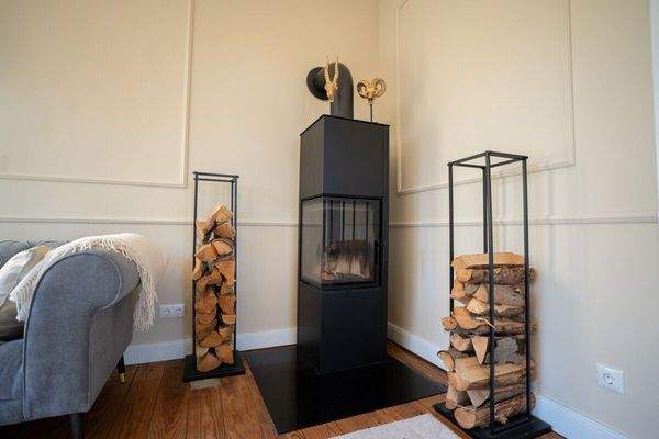 Kamin im Wohnzimmer (EG)