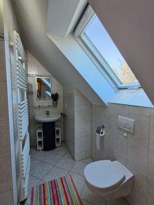 Bad im Dachgeschoß