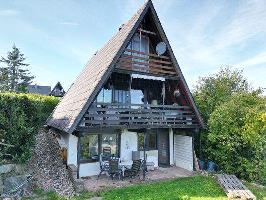 Ansicht vom Wohnhaus 
