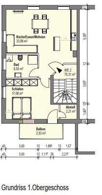 Grundriss 1. Obergeschoss