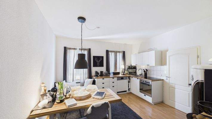 Küche 2. OG stilvoll  eingerichtet