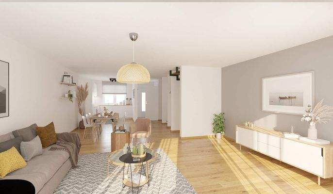 großzügiger Wohnbereich