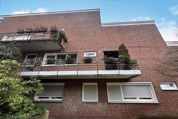 Hausansicht, Zugang zur Wohnung