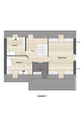Dachgeschoss Variante 1