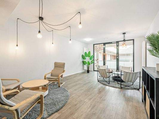 Ansicht I: Gemeinschaftsfläche: Lounge Area