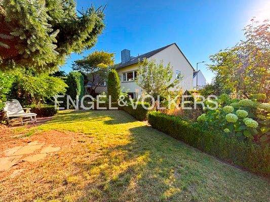 Gartenansicht zum Haus