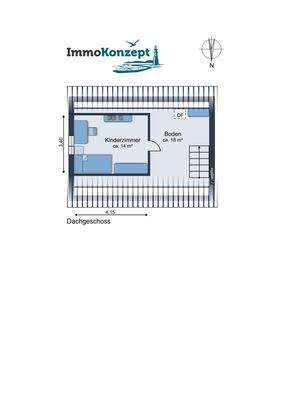 Grundriss Dachgeschoss