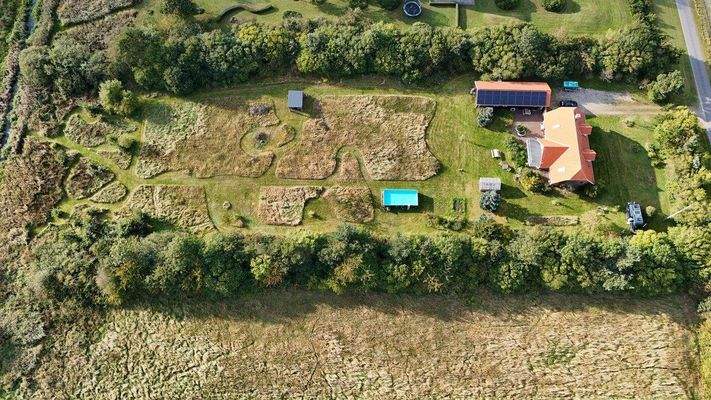 Drohne ganzes Grundstück