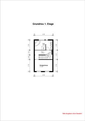 Grundriss 1. Etage 