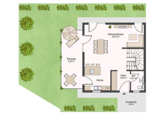 Grundriss Erdgeschoss