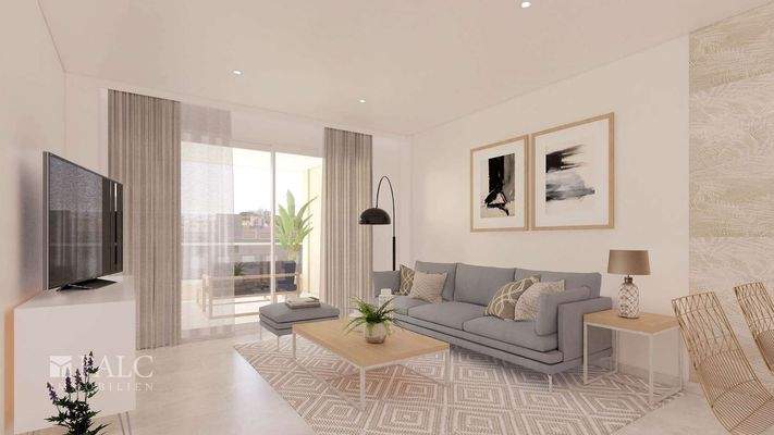 Wohnen Beispiel Rendering