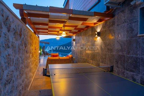 Bay View 4-Bedroom Villa with Pools in Kalkan Antalya