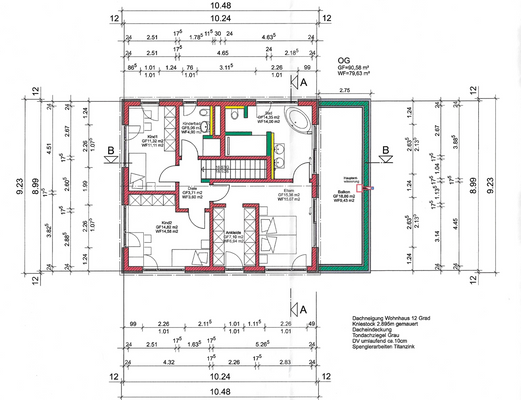 Grundriss Obergeschoss