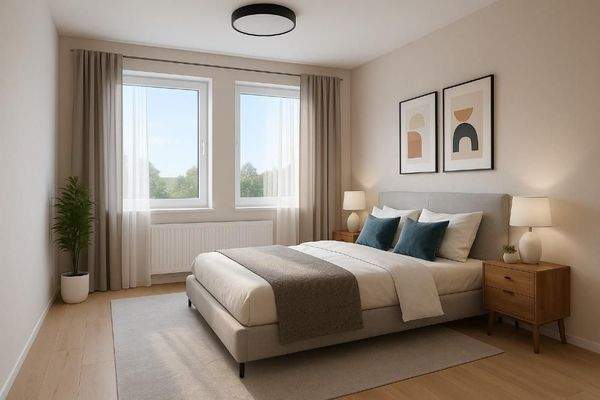 Schlafzimmer nachher